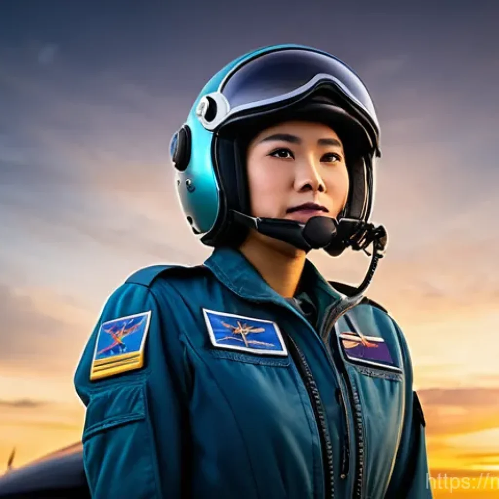 공군의 공군병 지원 조건 - **Prompt 1: Aspiring TUDM Pilot with Modern Aircraft**
A young, confident Malaysian man or woman...