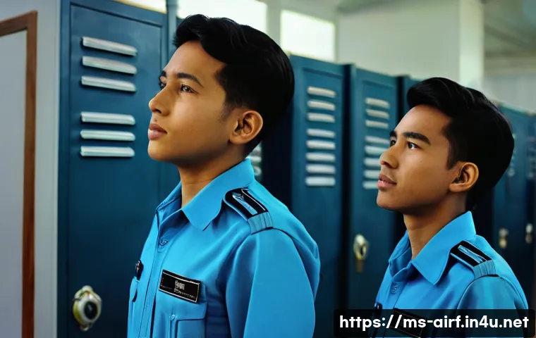 공군의 공군병 기초 훈련 일정 - **Prompt 1: The First Steps and Budding Camaraderie**
"A group of diverse young Royal Malaysian ...