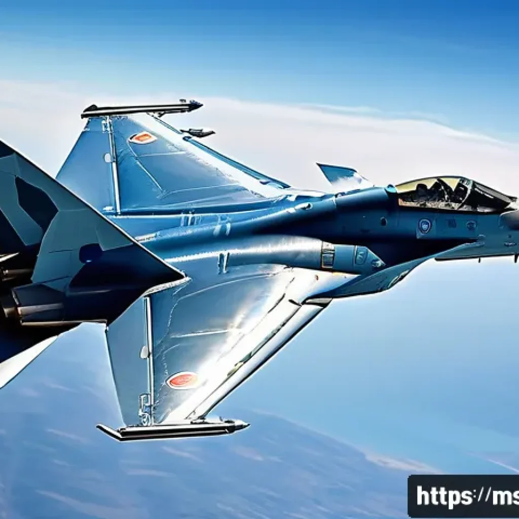 공군 전투기 무장 시스템 - A highly detailed scene of a modern Sukhoi Su-35 fighter jet soaring through a clear blue sky, showc...