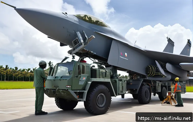 공군의 전투기 레이더 정비 관련 이미지 2