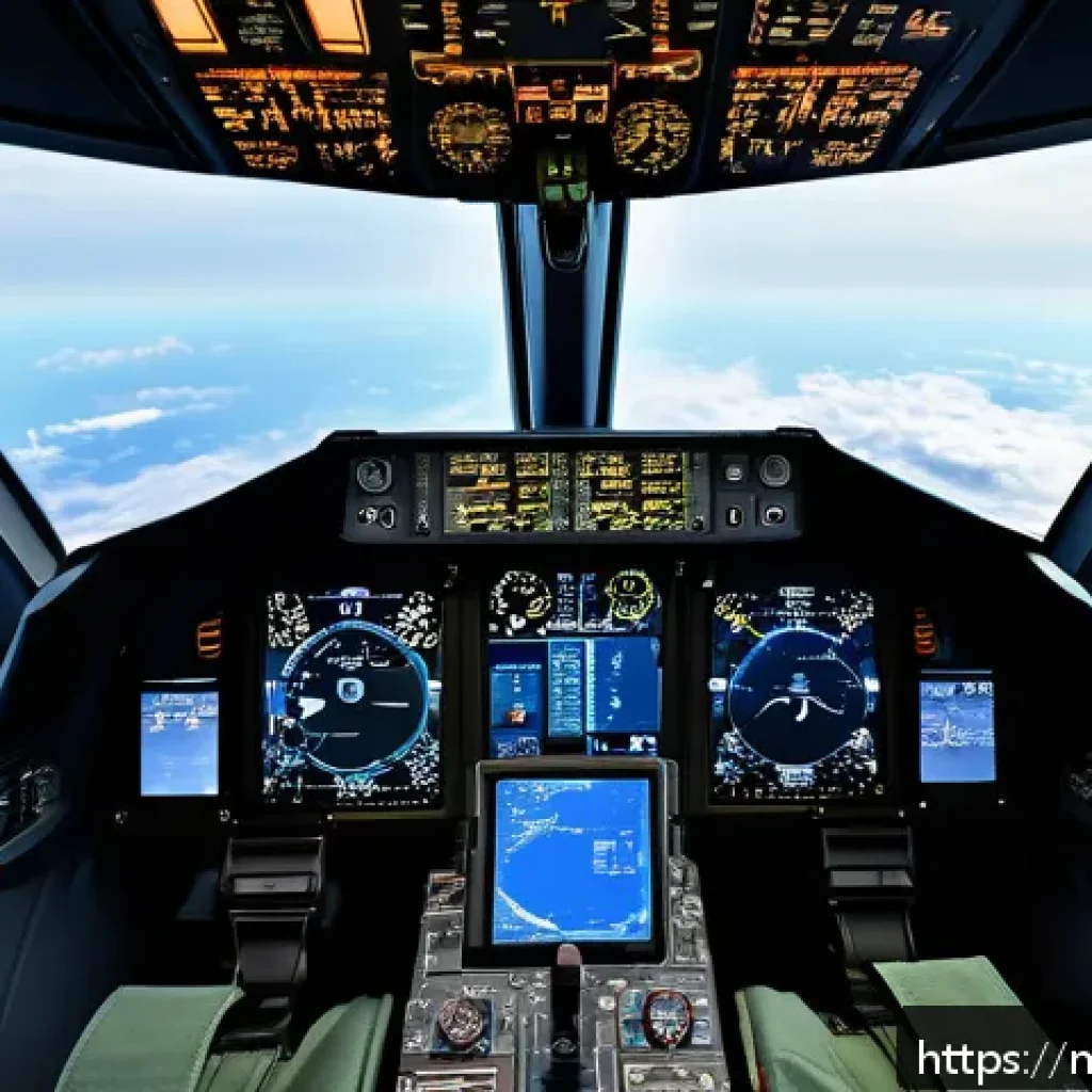 공군 전투기 연비 비교 - A cutting-edge Malaysian fighter jet cockpit interior showcasing an advanced smart fuel management s...
