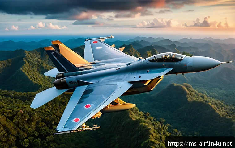 공군 전투기 종류 - A highly detailed scene of a Malaysian Su-30MKM fighter jet soaring above tropical rainforests and c...